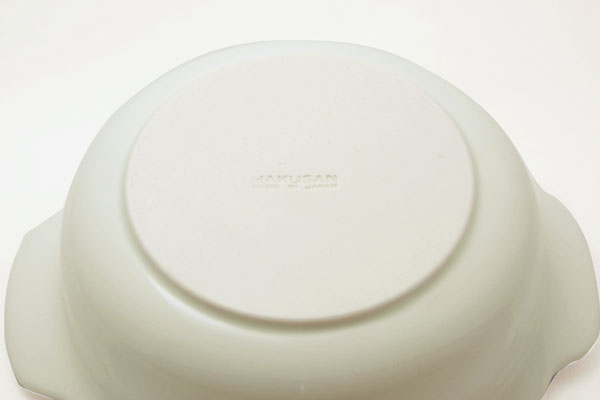 白山陶器 なつめグラタン 木台付 白磁|詳細画像4