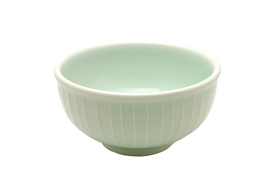 白山陶器 立筋青白釉 玉縁碗｜詳細画像1