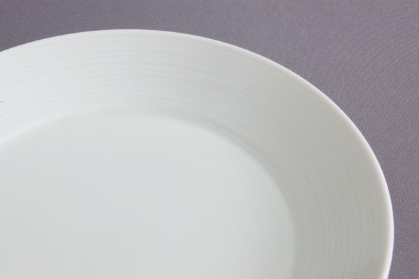白山陶器 ミストホワイト プレート 中｜詳細画像3