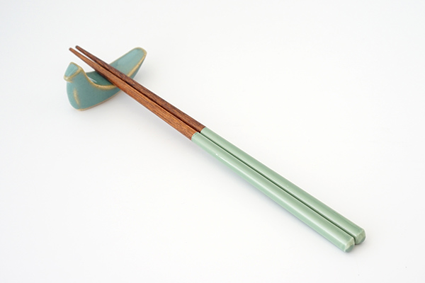 益子焼伝統色 箸 子供用 青磁｜詳細画像5