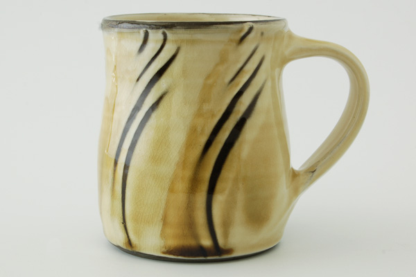 小鹿田焼 櫛描き マグカップ丸｜詳細画像2