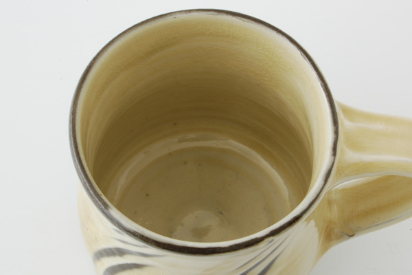 小鹿田焼 櫛描き マグカップ丸｜詳細画像4