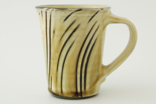 小鹿田焼 櫛描き マグカップ細|詳細画像2