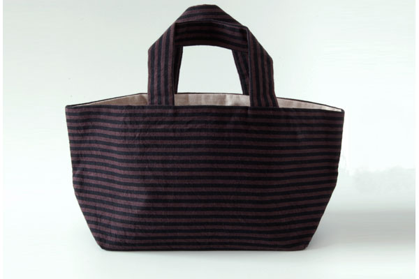 oraho by yammasangyo 会津木綿 チョットトート 縞｜詳細画像2