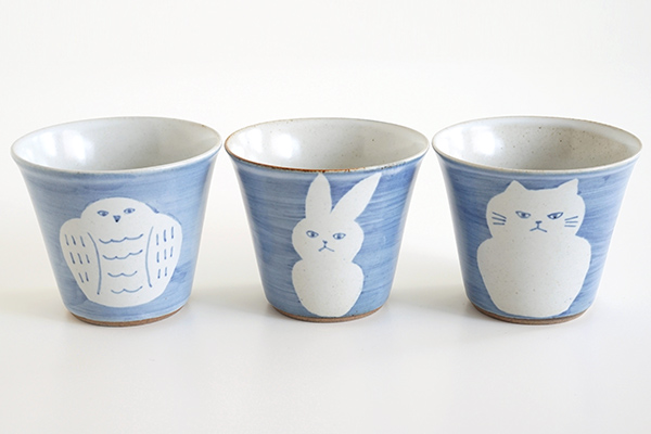 ｓｅｎ 森の3びき 湯呑み｜詳細画像2