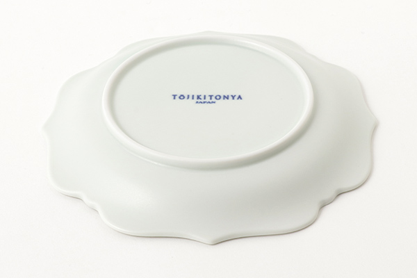 美濃焼 稜花 取皿 青白｜詳細画像4