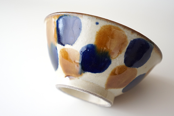 やちむん與那城 飴コバルト点打 マカイ4.5寸｜詳細画像4