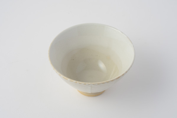 波佐見焼 ORIME ヘリンボーン 茶碗 ホワイト(セール品)|詳細画像3