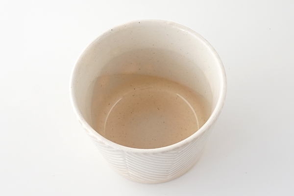 波佐見焼　 ORIME ヘリンボーン そば猪口カップ ホワイト（セール品）｜詳細画像6