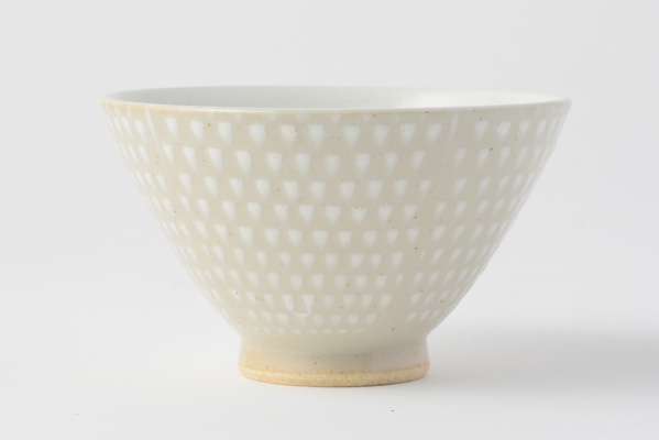 波佐見焼　 ORIME 鹿の子 茶碗 ホワイト（セール品）｜詳細画像2