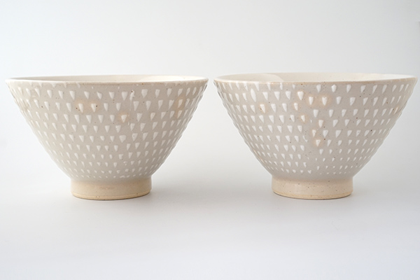 波佐見焼　 ORIME 鹿の子 茶碗 ホワイト（セール品）｜詳細画像5