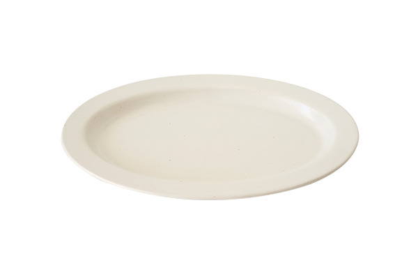 Ancient Pottery オーバルプレート ホワイト｜詳細画像1