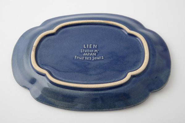 studio m' リアン 焼物皿 藍|詳細画像4