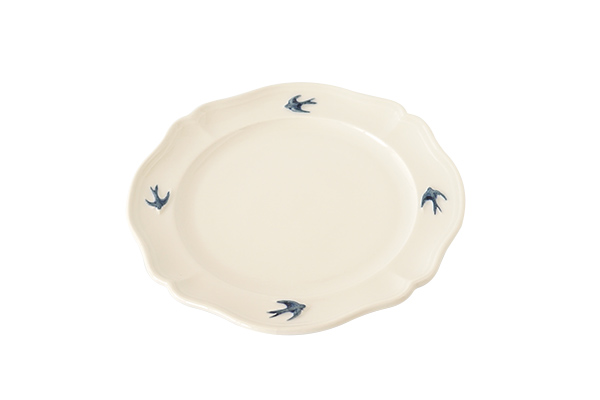 studio m' アーリーバード ラウンドプレート L|詳細画像1