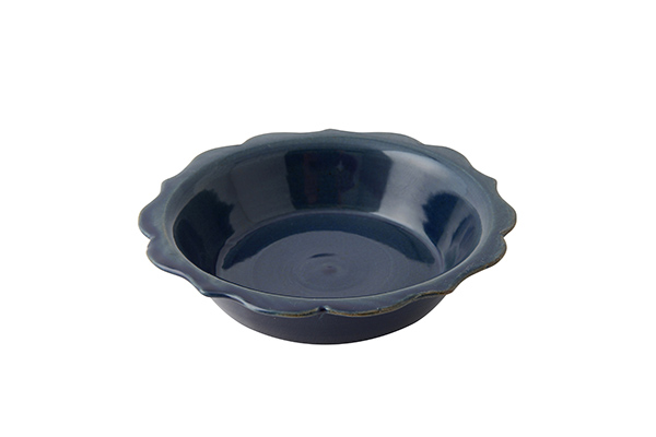 山本たろう 輪花切立小鉢 ルリ｜詳細画像1