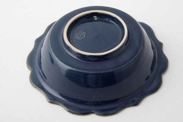 山本たろう 輪花切立小鉢 ルリ｜詳細画像4