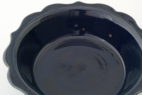 山本たろう 輪花切立小鉢 ルリ｜詳細画像5