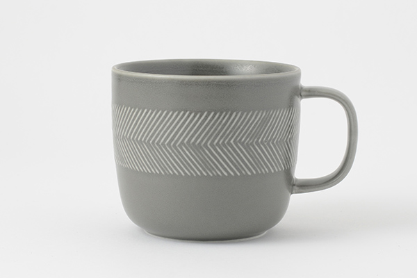 BIRDS' WORDS TABLETOP mug アッシュグレー｜詳細画像2