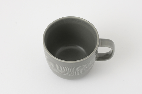 BIRDS' WORDS TABLETOP mug アッシュグレー｜詳細画像3