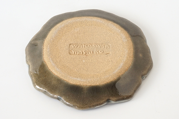 わかさま陶芸 ブルーグレー釉 フリル皿 S｜詳細画像4