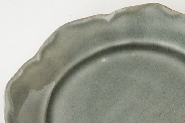 わかさま陶芸 ブルーグレー釉 フリル皿 S｜詳細画像5