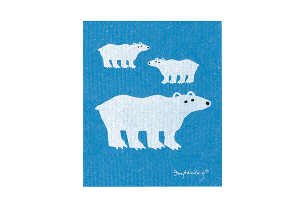 Bengt&Lotta e.スポンジワイプ しろくま親子｜詳細画像1