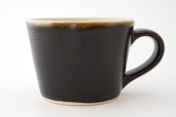 益子焼伝統色 コーヒーカップ 黒｜詳細画像2