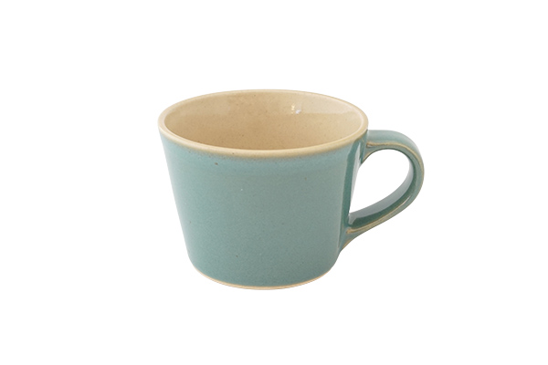 益子焼伝統色 コーヒーカップ 青磁｜詳細画像1