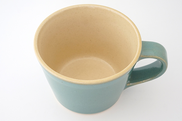 益子焼伝統色 コーヒーカップ 青磁｜詳細画像3
