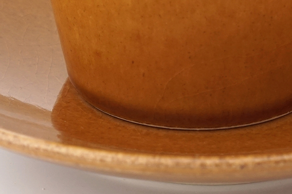 益子焼伝統色 コーヒーカップ アメ｜詳細画像5