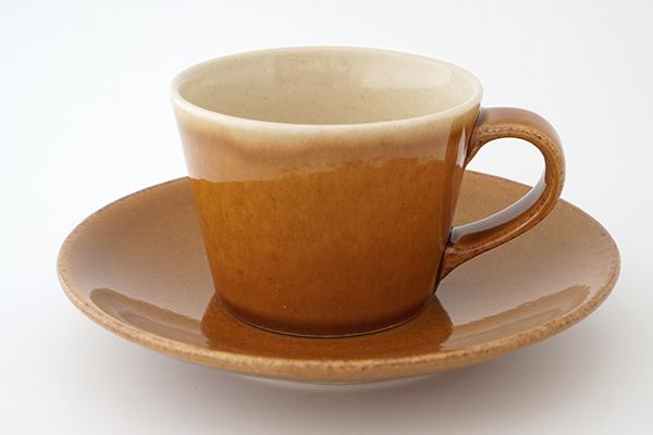 益子焼伝統色 コーヒーカップ アメ｜詳細画像6