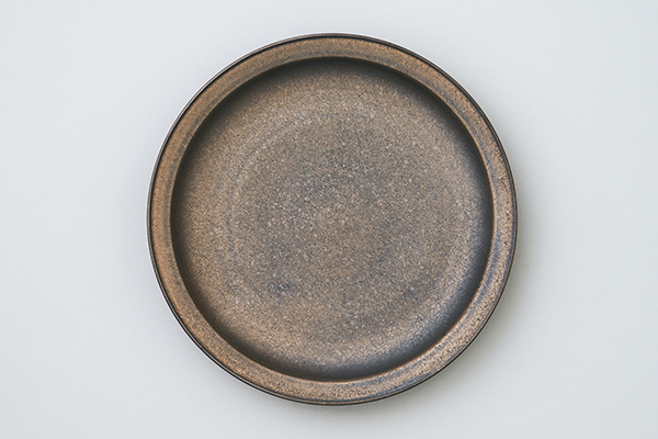 瑞光窯 ダブルリムプレート 24cm ブロンズ｜和食器の通販 monsen