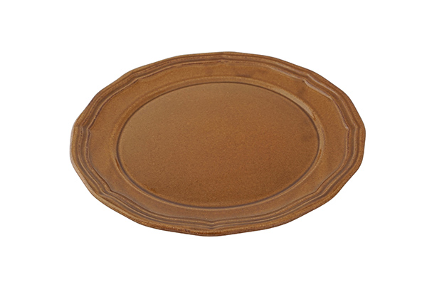 LA MOISSON ビストロ プレート 24cm アンバー|詳細画像1