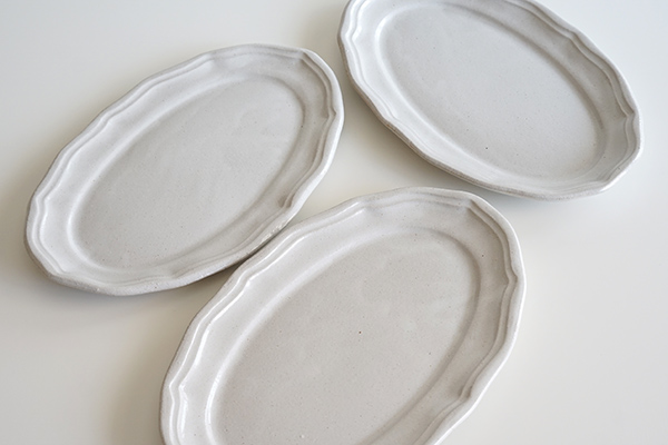 LA MOISSON ビストロ オーバルプレート 24cm ホワイト｜詳細画像5