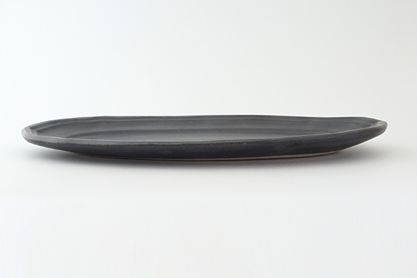 LA MOISSON ビストロ オーバルプレート 24cm マットブラック｜詳細画像2