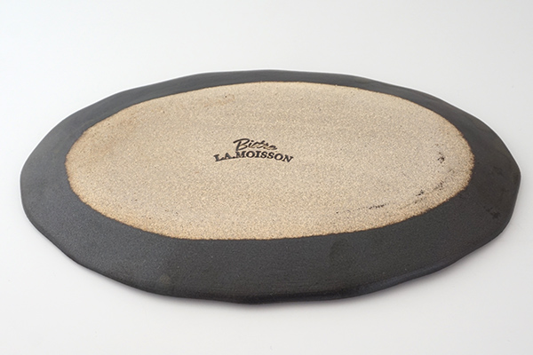 LA MOISSON ビストロ オーバルプレート 24cm マットブラック｜詳細画像4