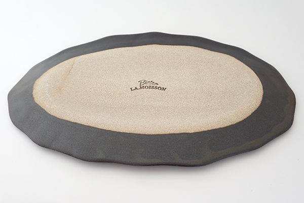 LA MOISSON ビストロ オーバルプレート 29cm マットブラック|詳細画像4