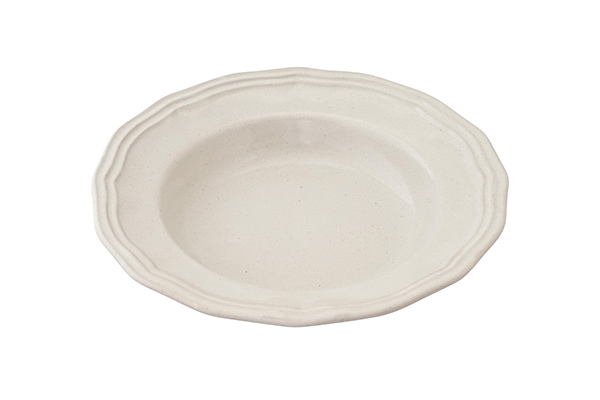 LA MOISSON ビストロ ディーププレート 24cm ホワイト|詳細画像1