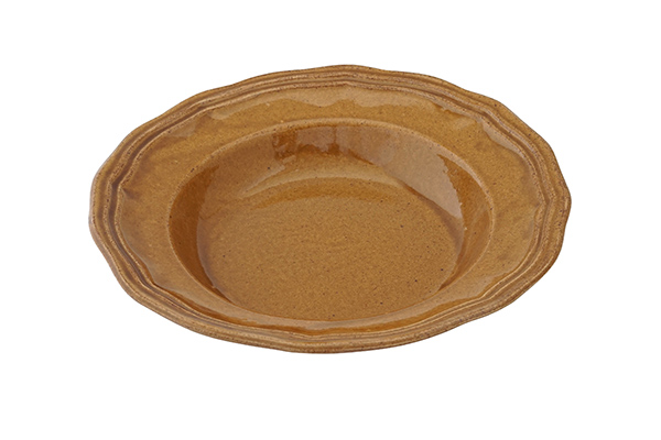 LA MOISSON ビストロ ディーププレート 24cm アンバー|詳細画像1