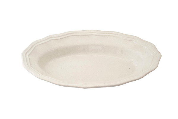 LA MOISSON ビストロ オーバルディープ ホワイト|詳細画像1