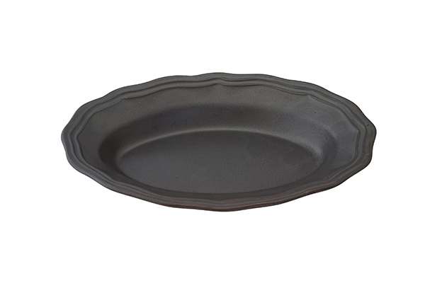 LA MOISSON ビストロ オーバルディープ マットブラック|詳細画像1