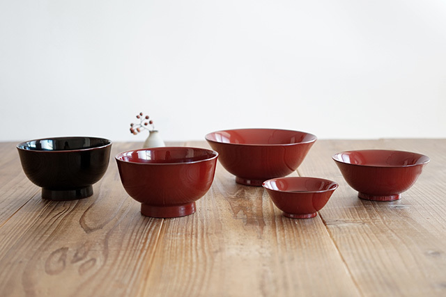 越前漆器 漆のうつわシリーズUP！