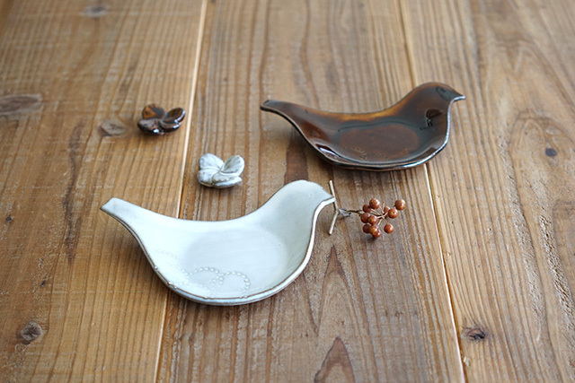 圭秀窯 トリ小皿UP！