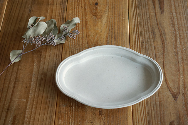 益子焼（よしざわ窯） 木瓜皿UP！