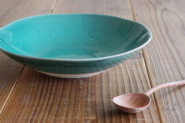 パンとごはんと… トルコブルーボウルL UP！