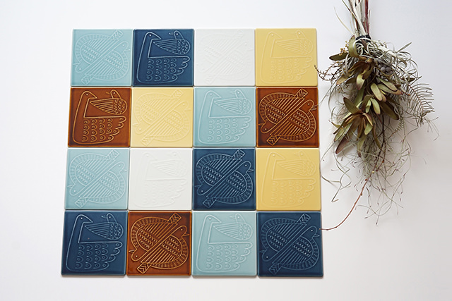 波佐見焼　bird tileシリーズ UP！