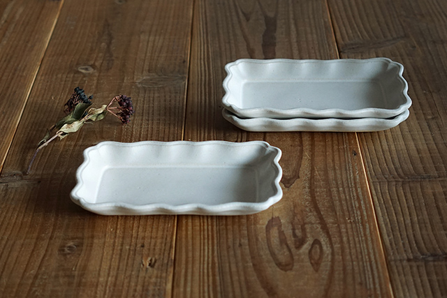 益子焼 （よしざわ窯）西洋長方深皿 再入荷です