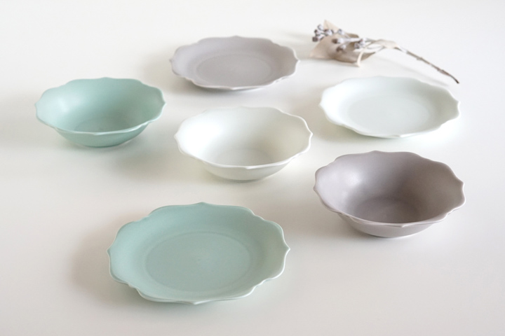 美濃焼  稜花シリーズ　UP！