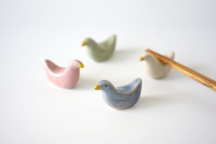 美濃焼 小鳥 箸置き   UP！